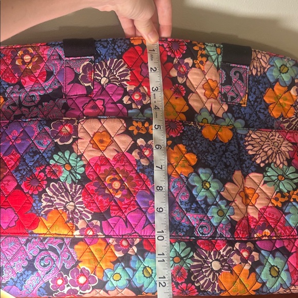 Vera Bradley Floral Fiesta LARGE Travel Weekender Bag, Soft Suitcase - Picture 14 of 16